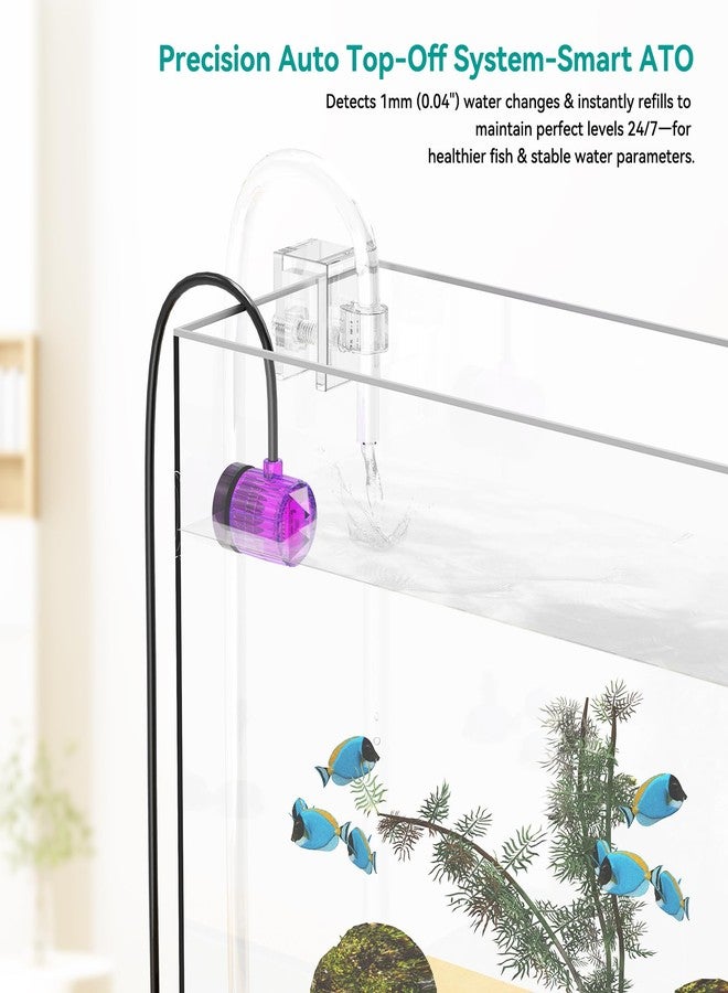 ATET Auto Top Off System ATO Saltwater Aquarium,Water Top Off System for Aquarium,Reef Tank＆Fish Tank- Purple - Image 3